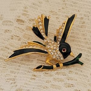 Vintage Bird Brooch